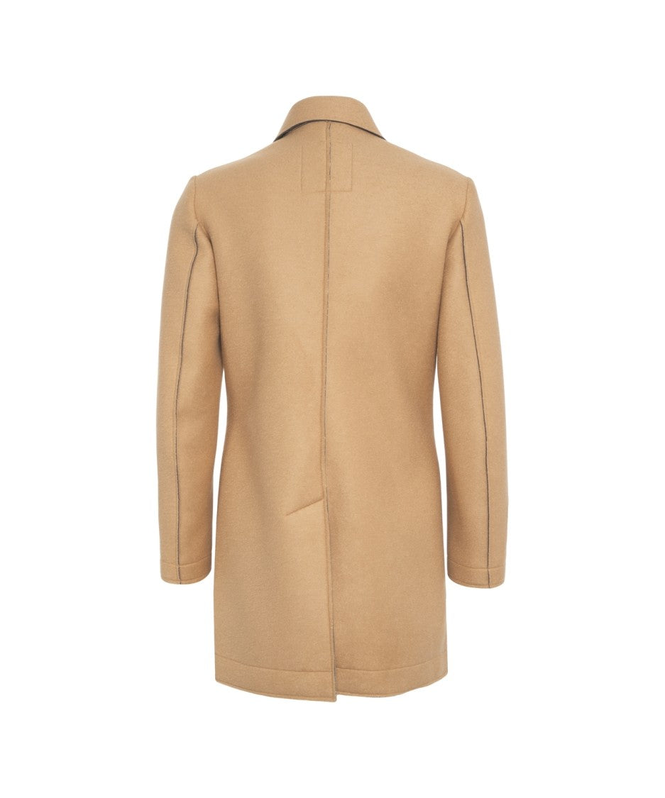 Bob Mid-Length Beige Coat