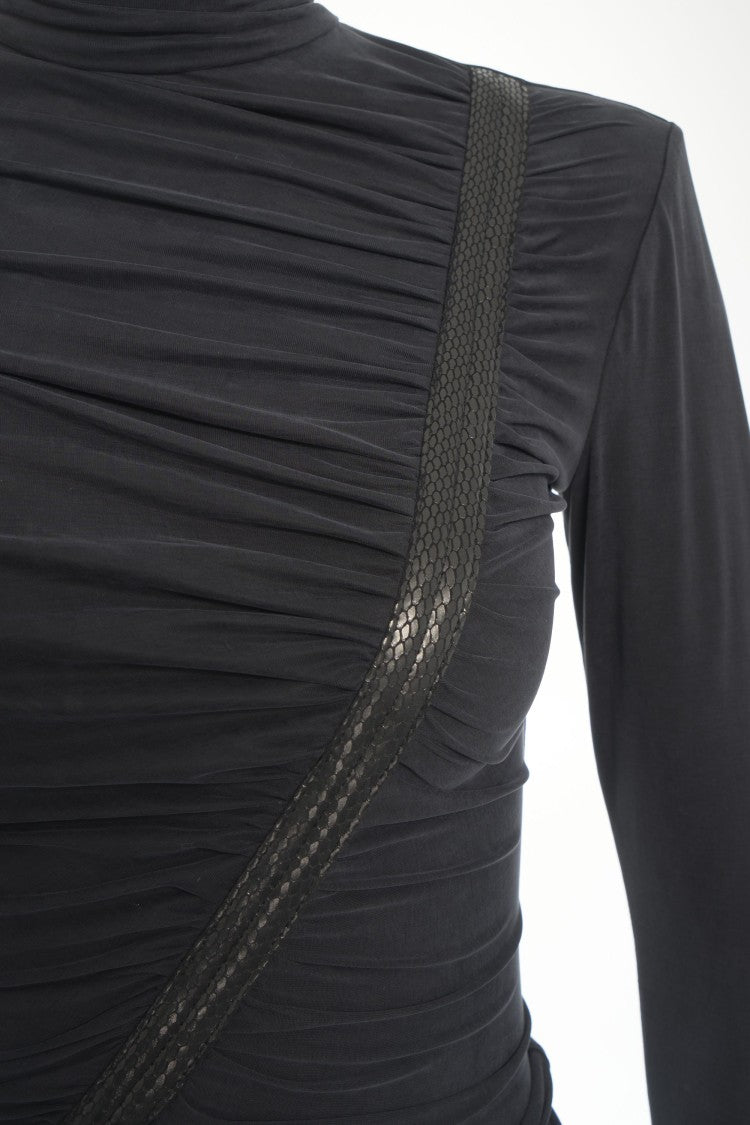 Elisabetta Franchi Gathered Maxi Dress