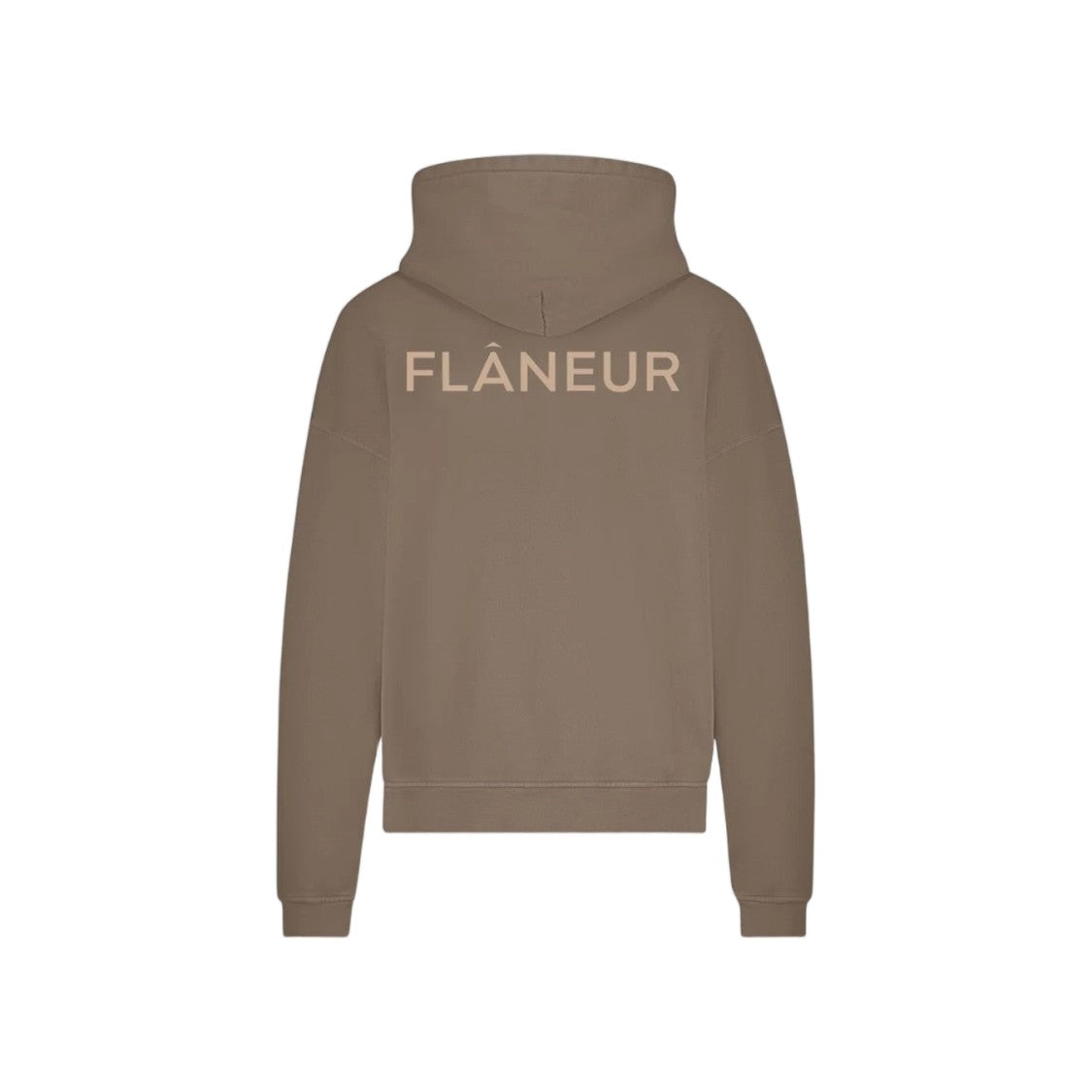 Flaneur Brown Heavyweight Garment-Dyed Cotton Hoodie