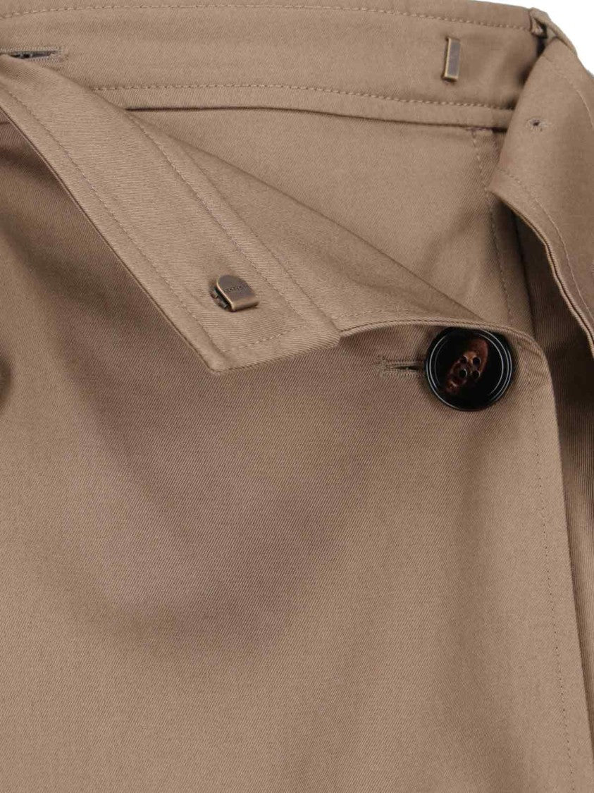 Burberry "Brenda" Midi Skirt – Beige