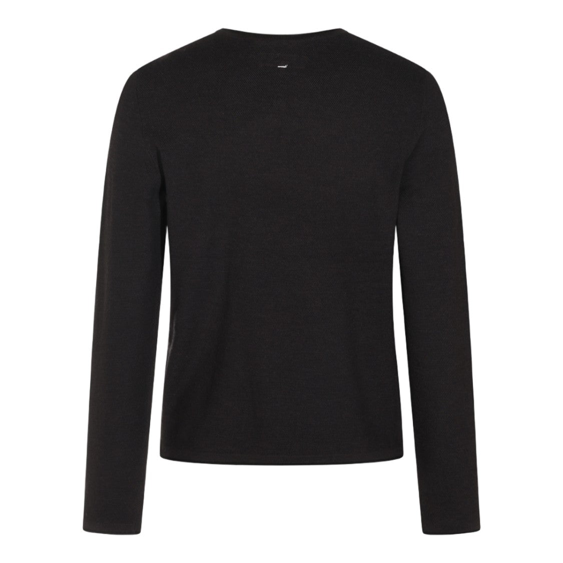 Rag & Bone Subtle Textured Knit Sweater With Classic Crew Neckline