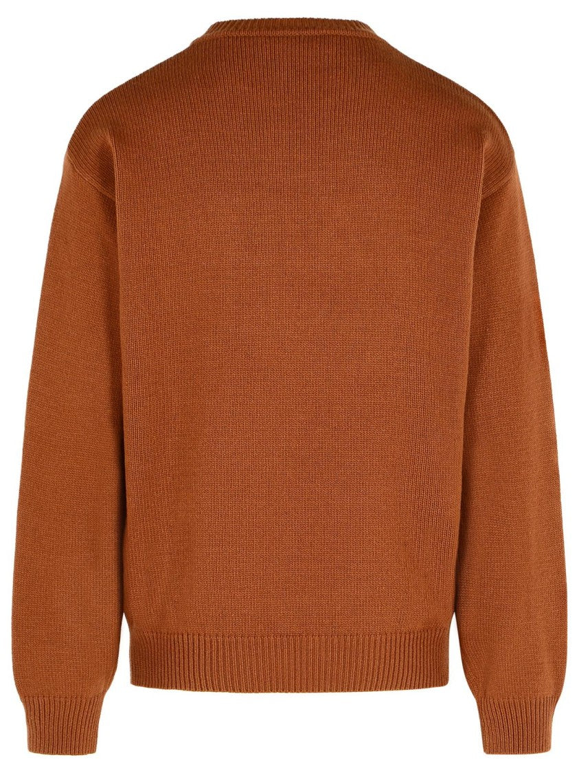 Marni Brown Virgin Wool Sweater