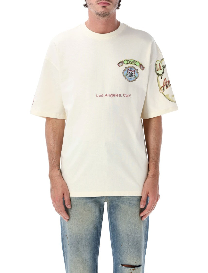 Amiri Vista Hj Los Angeles Scenic Graphic Oversized T-Shirt