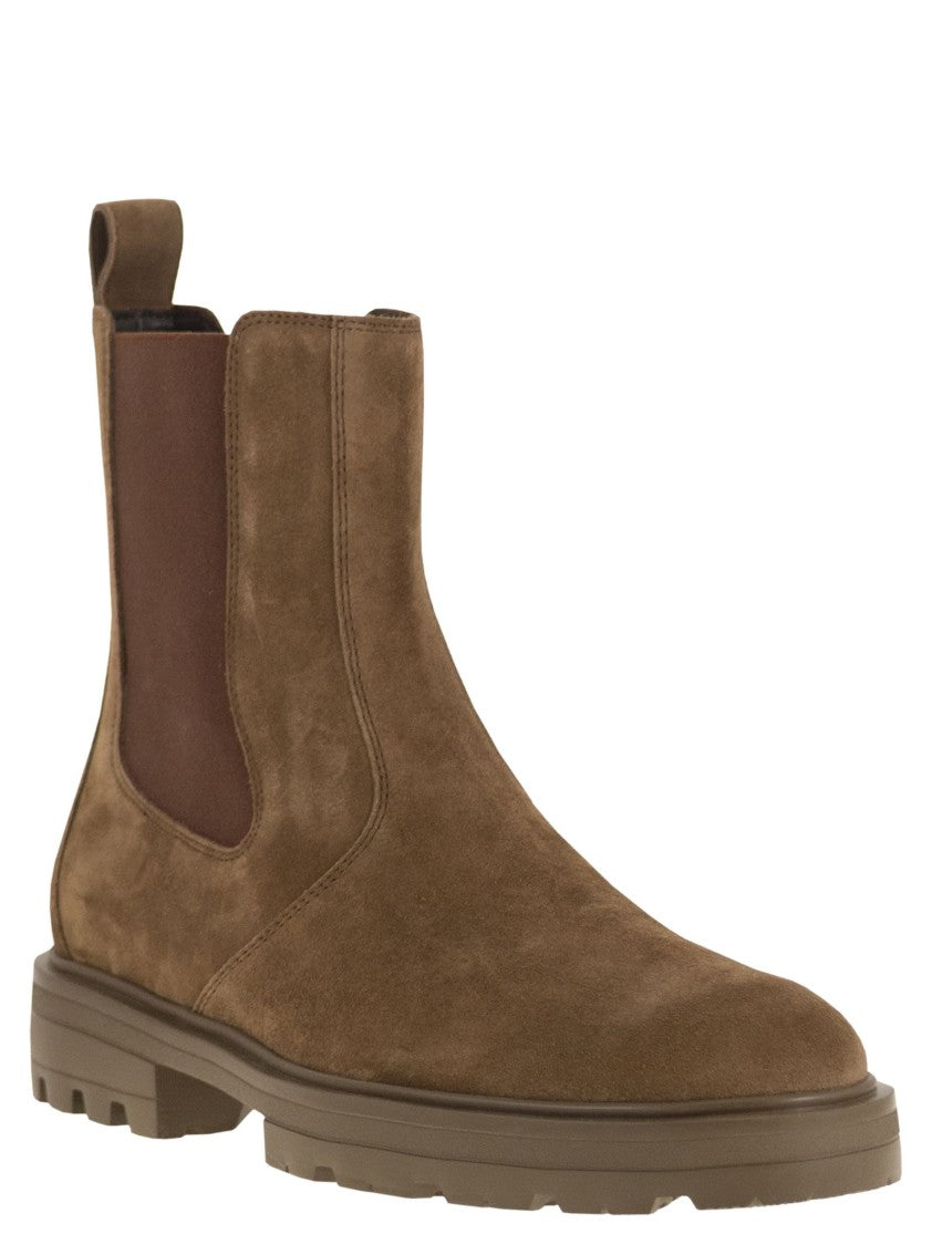 Hogan H673 - Suede Chelsea Boots