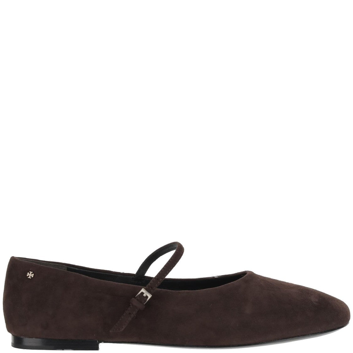 Tory Burch Suede Leather Mary Jane Ballerinas