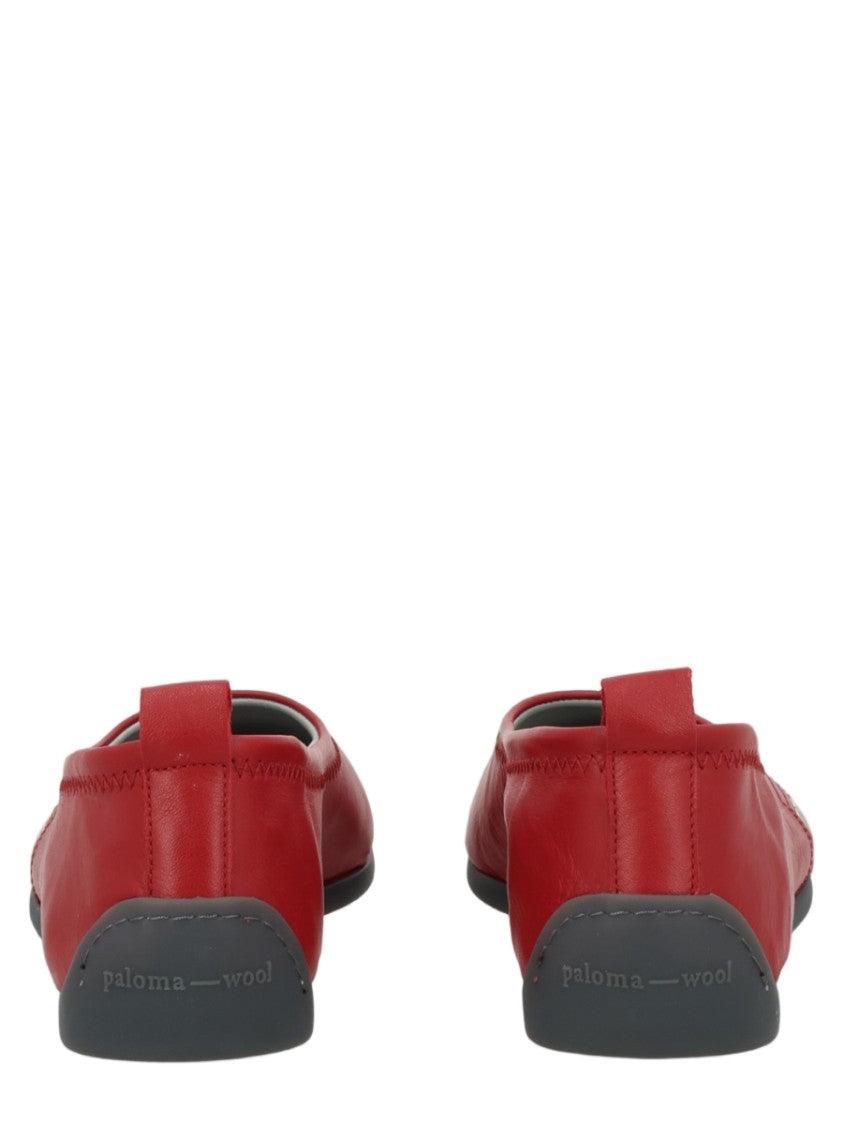 Paloma Wool Polished Red Leather Shoes