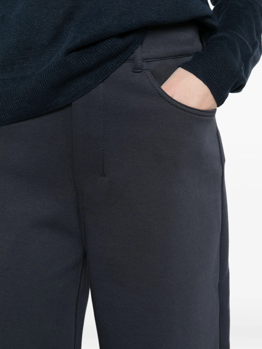 Max Mara Black Smmbrioso Wide-Leg High-Waist Pants