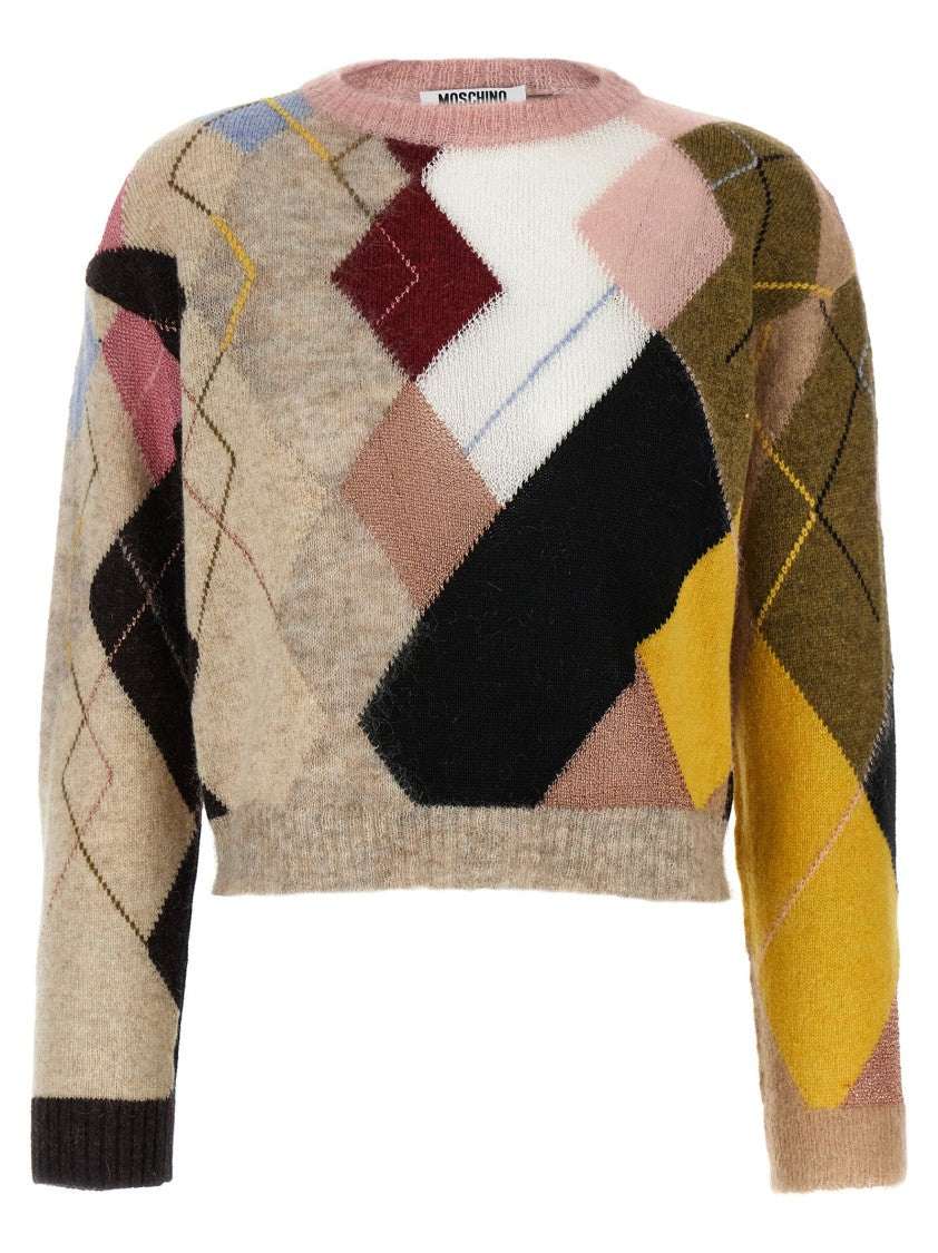 Moschino Brushed Mohair Blend Sweater