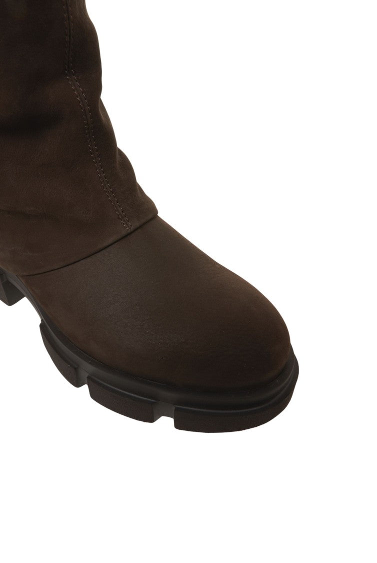 Copenaghen Mid-Calf Ankle Boots With Sole