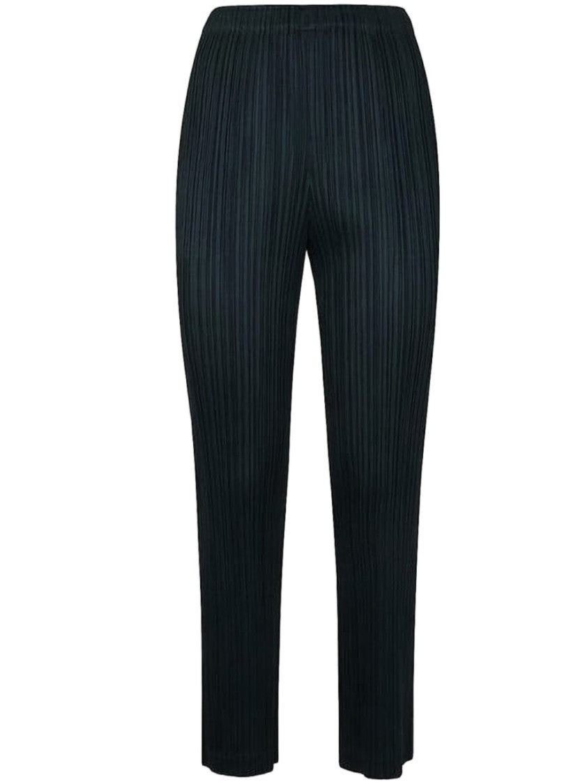 Pleats Please Pleated Texture Jogger Pants With Subtle Sheen