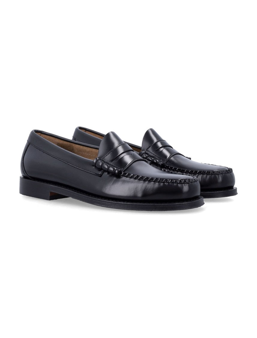 G.H. Bass Refined Penny Loafer In Glossy Leather