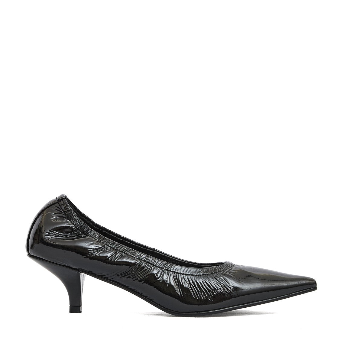 Strategia Glossy Black Patent Leather Pumps With 4.5 Cm Heel