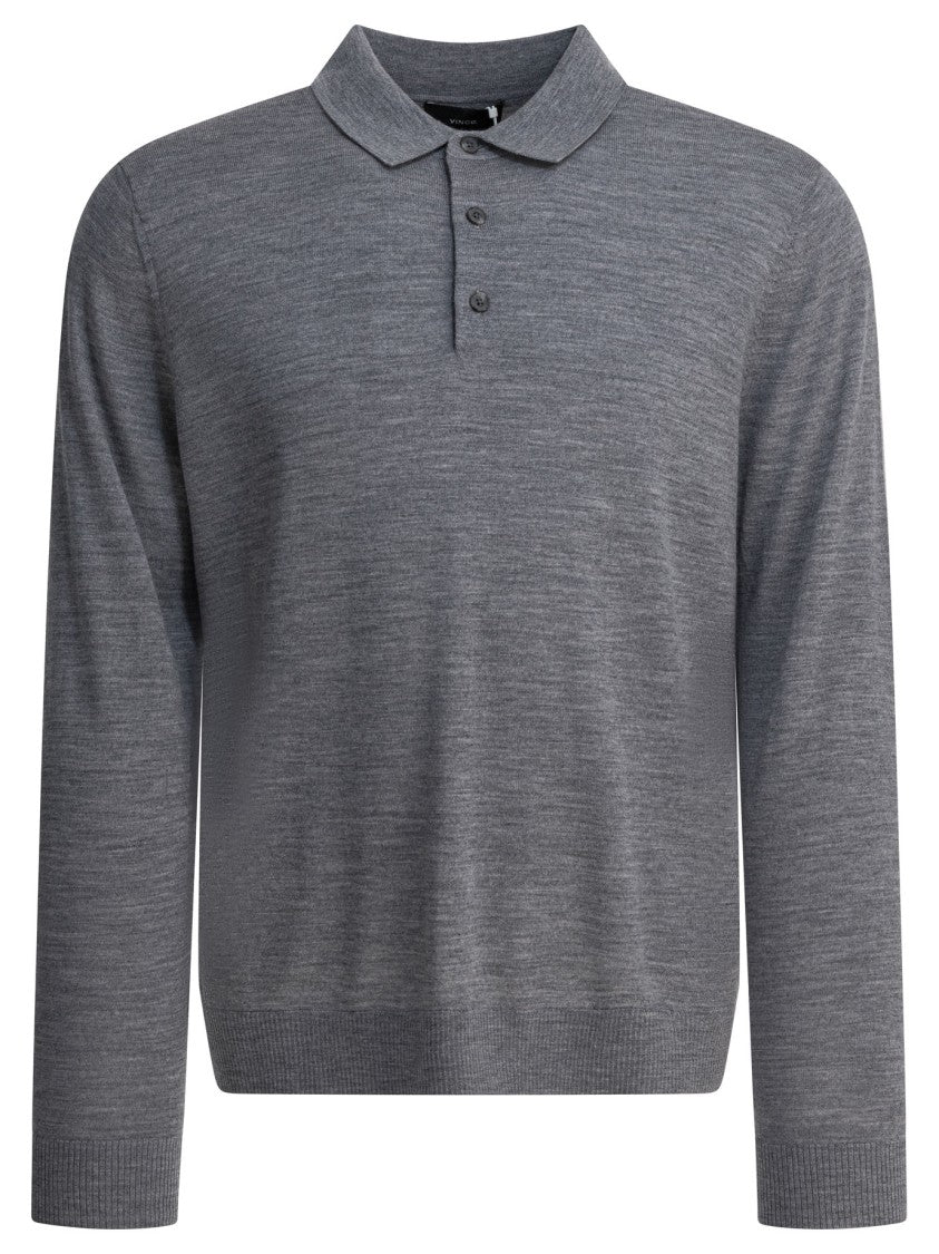 Vince Merino Wool Polo Shirt