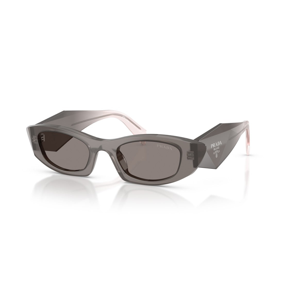 Prada 0Pr B16s Geometric Acetate Sunglasses