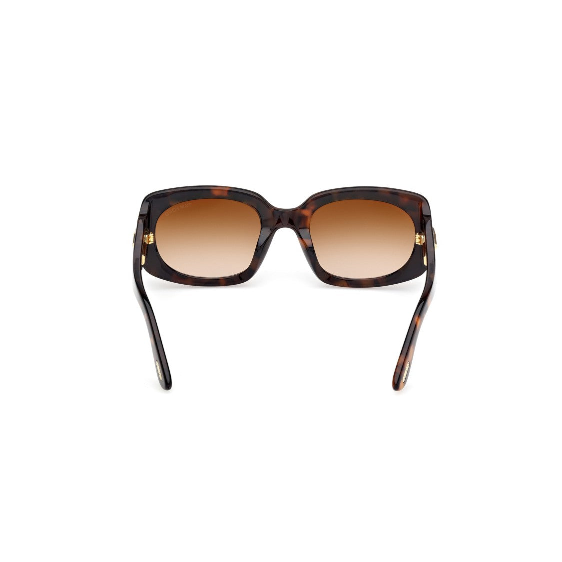 Tom Ford Ft1253 Bold Rectangular Tortoiseshell Sunglasses