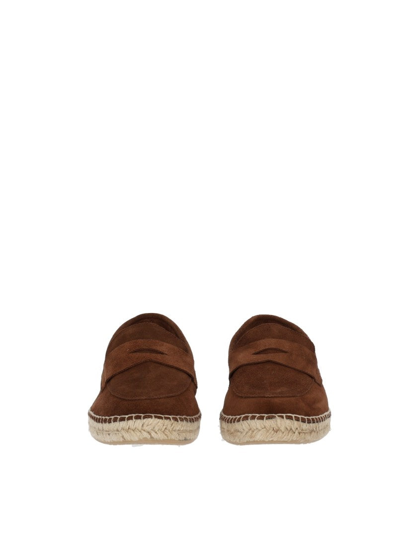 Abarca Soft Cowhide Leather Slip On Moccasins