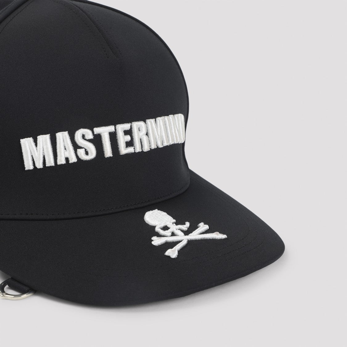 Mastermind Embroidered Black Polyester Cap With Skull Motif
