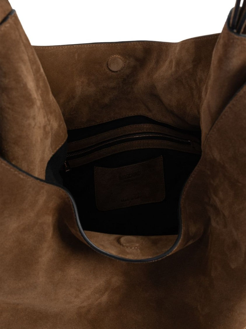 Moschino Slouchy Suede-Like Bag