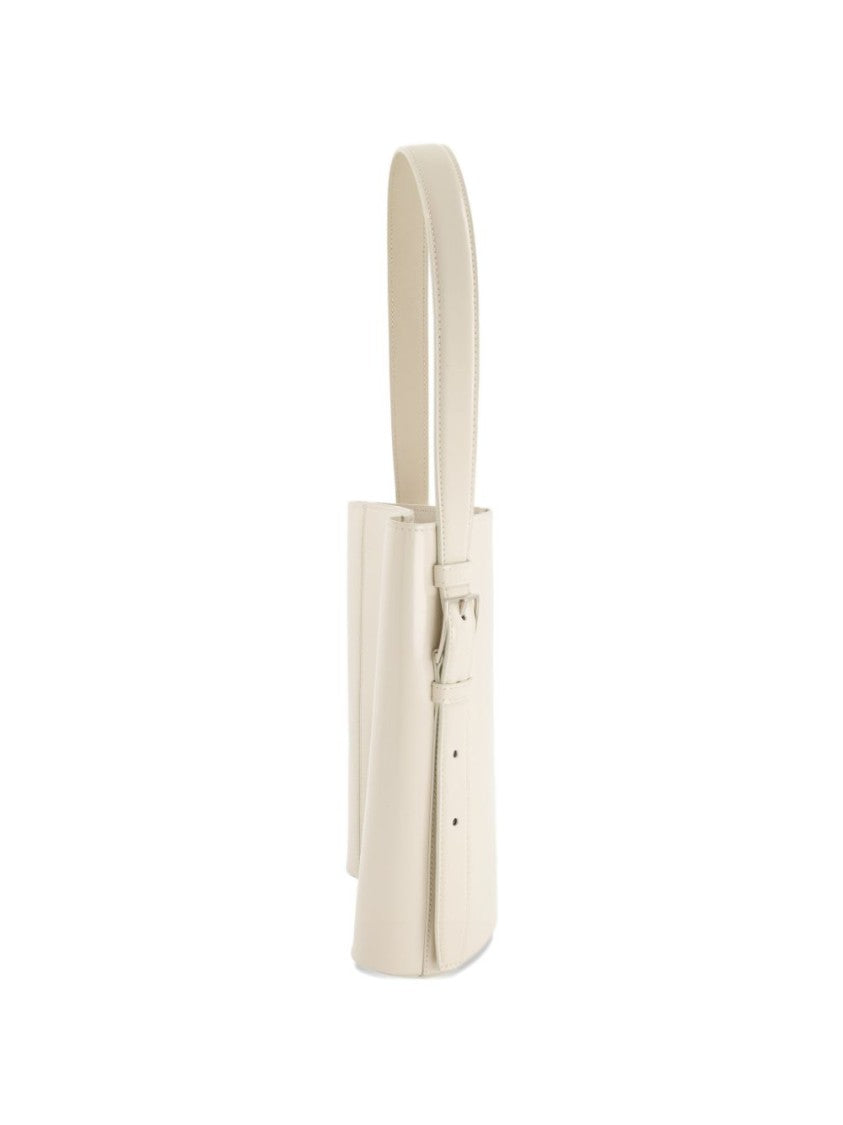 Coperni Beige Cylindrical Side Strap Top Bag