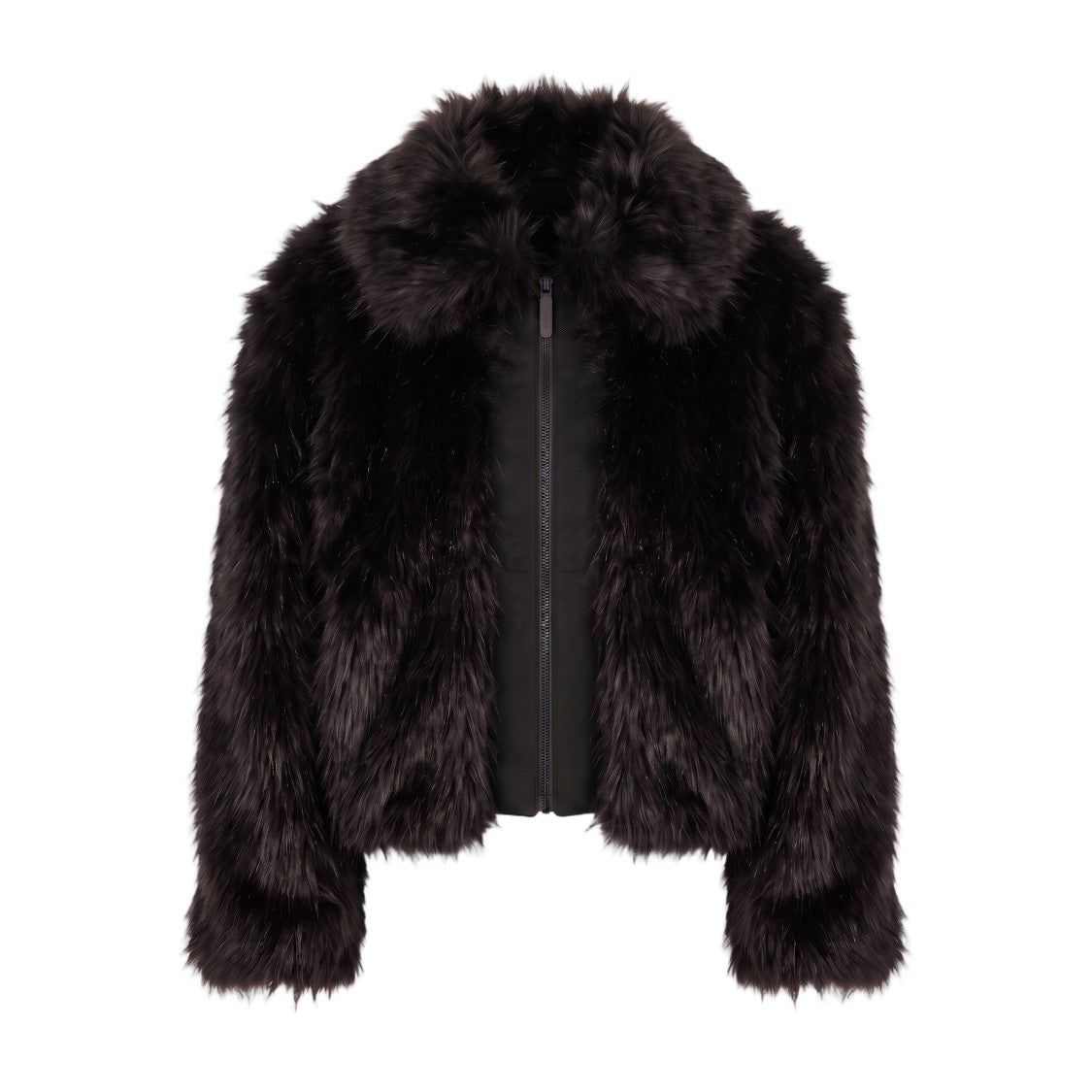 Mackage Fluffy Collar Cropped Faux Fur Coat