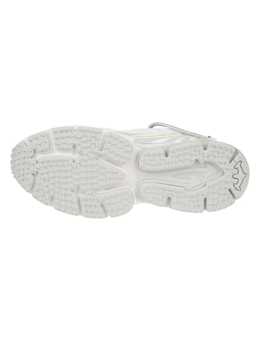 Off-White Be Right Back White Futuristic Textured Grip Sole Sneakers