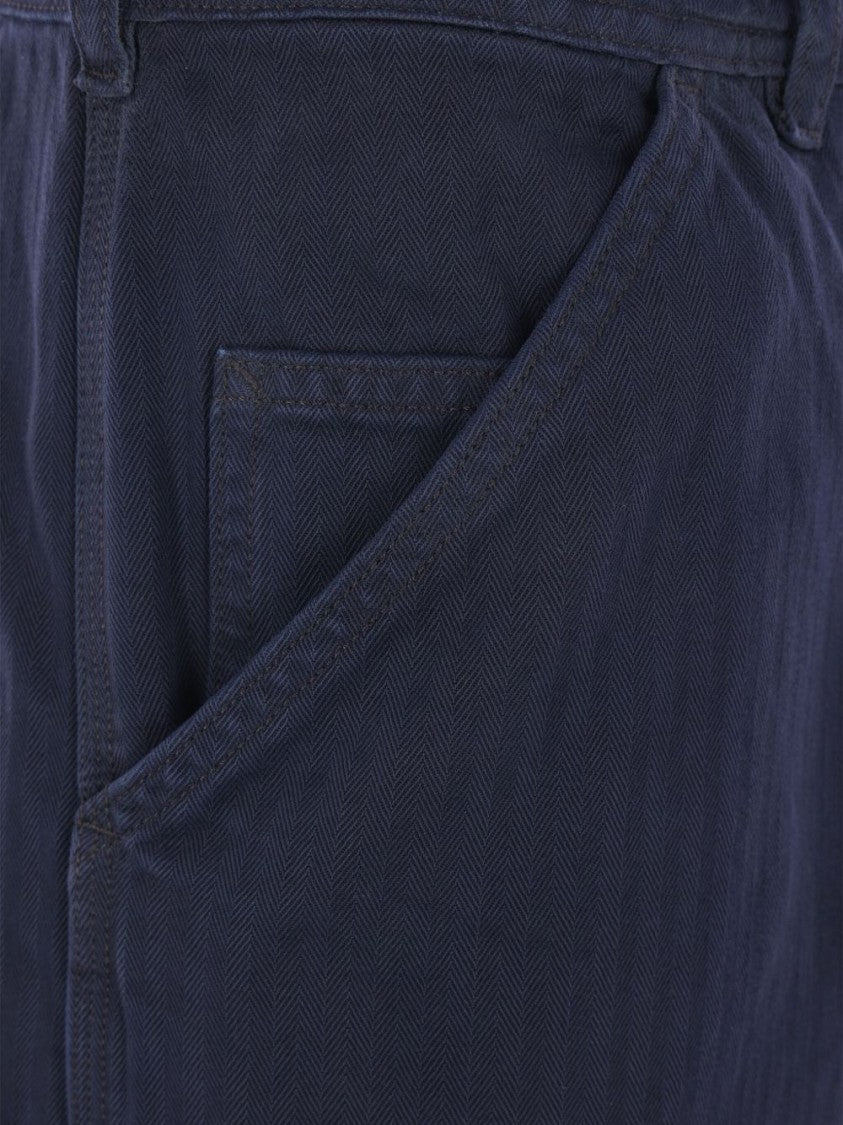 Maison Margiela Relaxed Fit Indigo Denim Jeans With Classic Five-Pocket Design