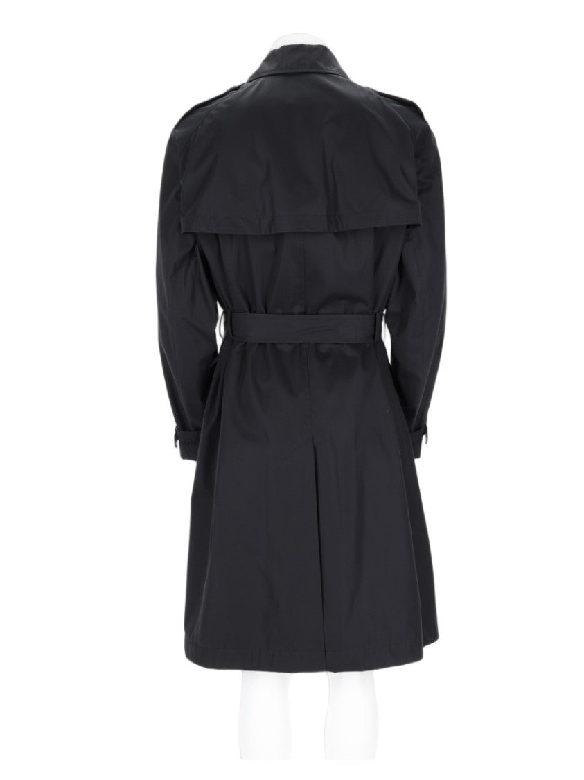 Boss Double-Breasted Tailored Trench Coat