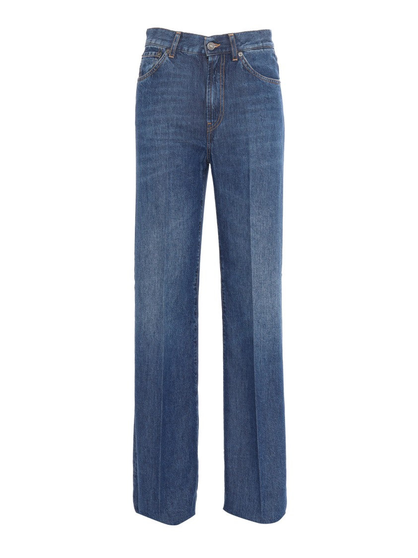 Dondup High-Waisted Wide-Leg Amber Jeans