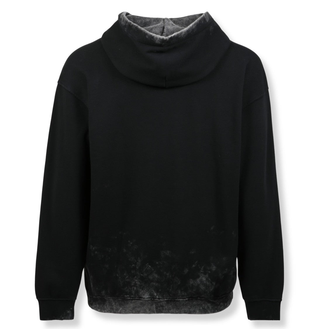 Diesel Pullover Hoodie In Soft Cotton With Drawstring Detail