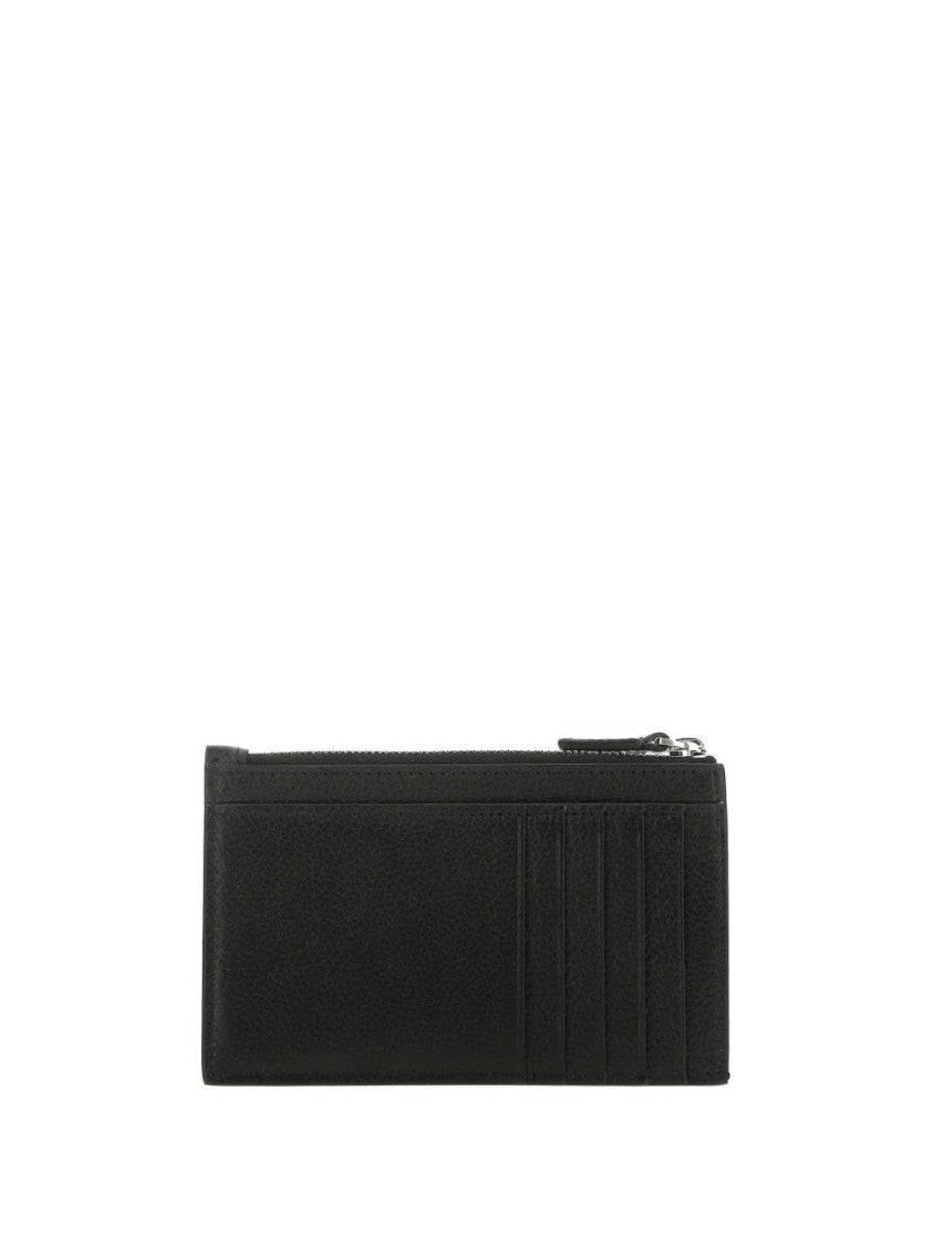 Balenciaga Large Grained Calfskin Coin And Card Holder