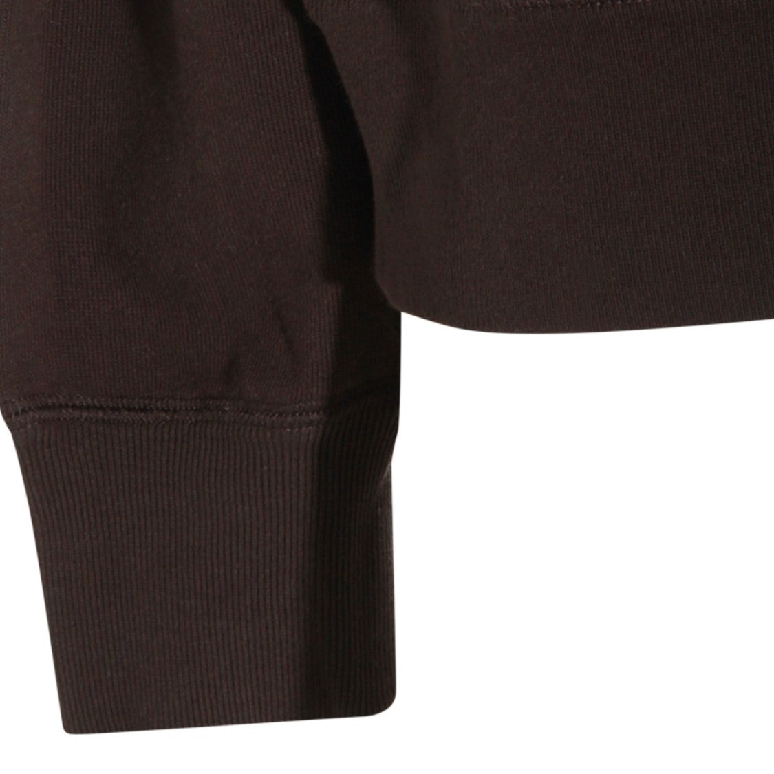 Isabel Marant Étoile Brown Cotton Sweatshirt With Round Collar And Contrasting Logo