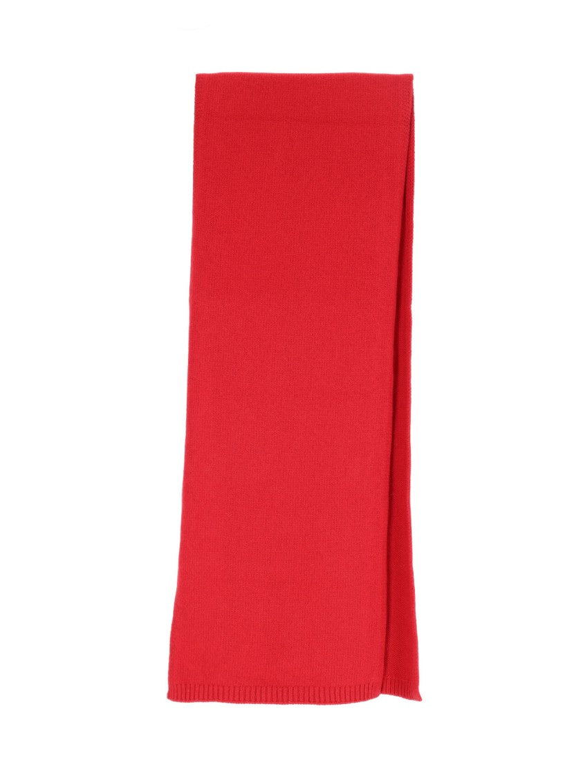 Studio Nicholson Rich Red Scarf With Smooth Texture And Versatile Design