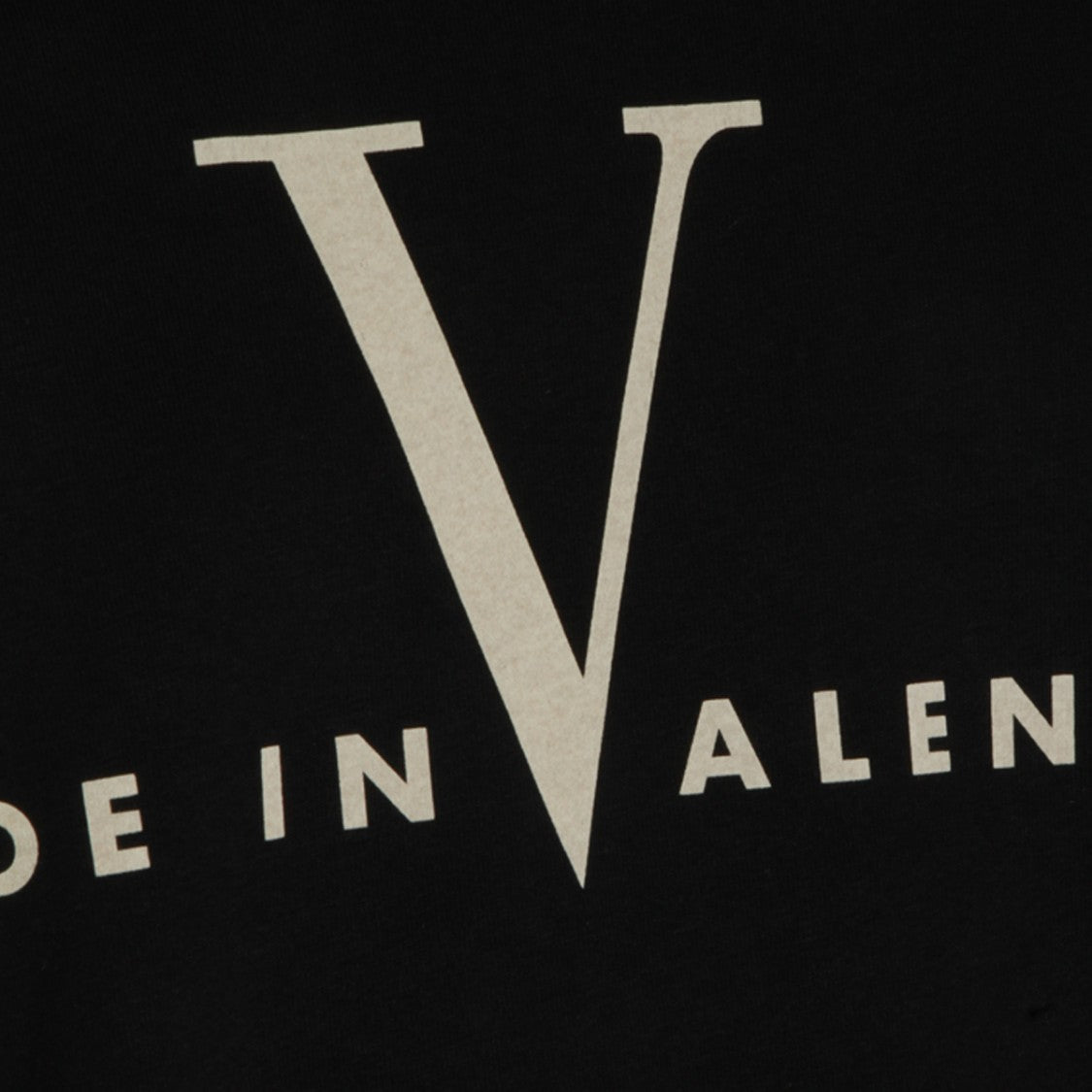 Valentino Long-Sleeve Black T-Shirt With Bold Logo Print