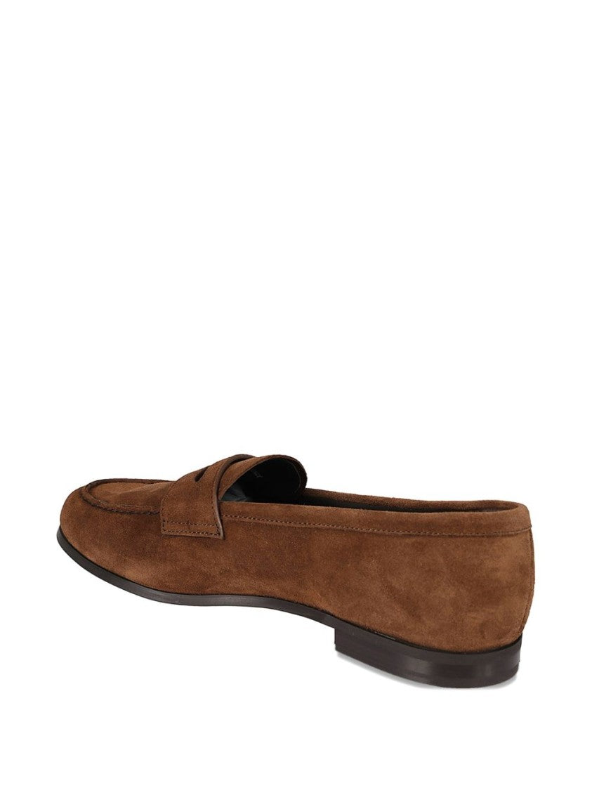 Church's Brown Suede Natalie Moccasin With Leather