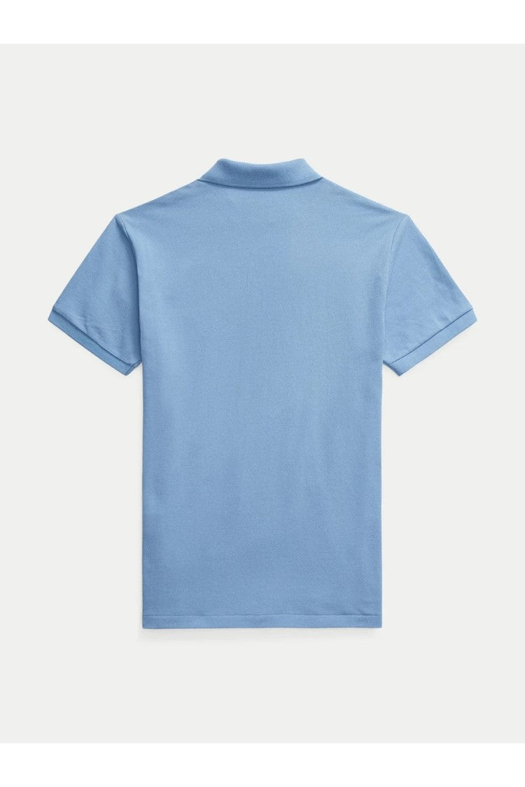 Polo Ralph Lauren Classic Blue Cotton Polo Shirt