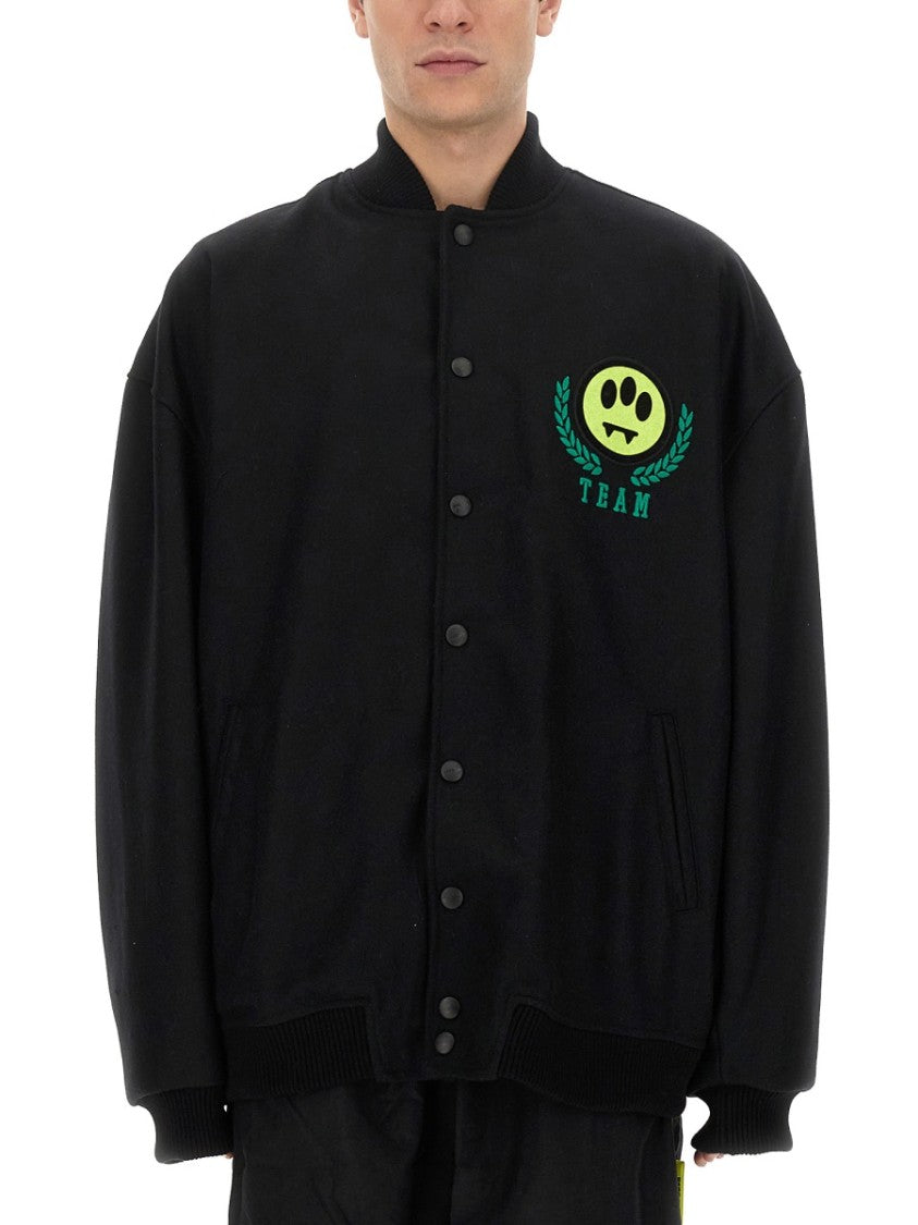 Barrow Playful Graphic Oversized Jacket