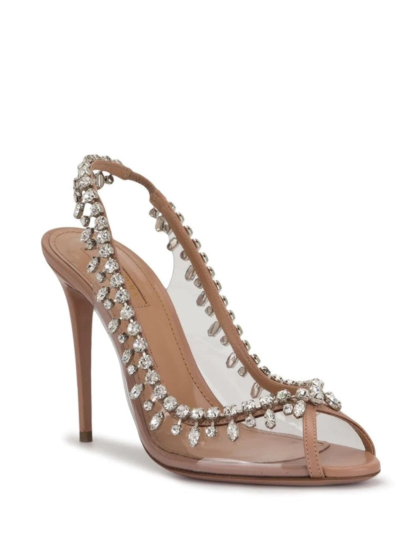 Aquazzura Temptation Crystal 105 Sandal