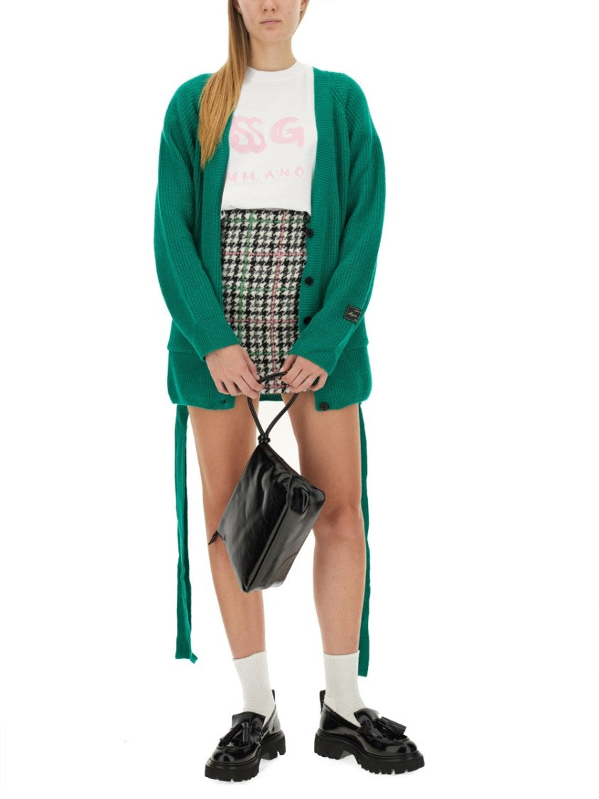 Msgm V-Neck Cardigan