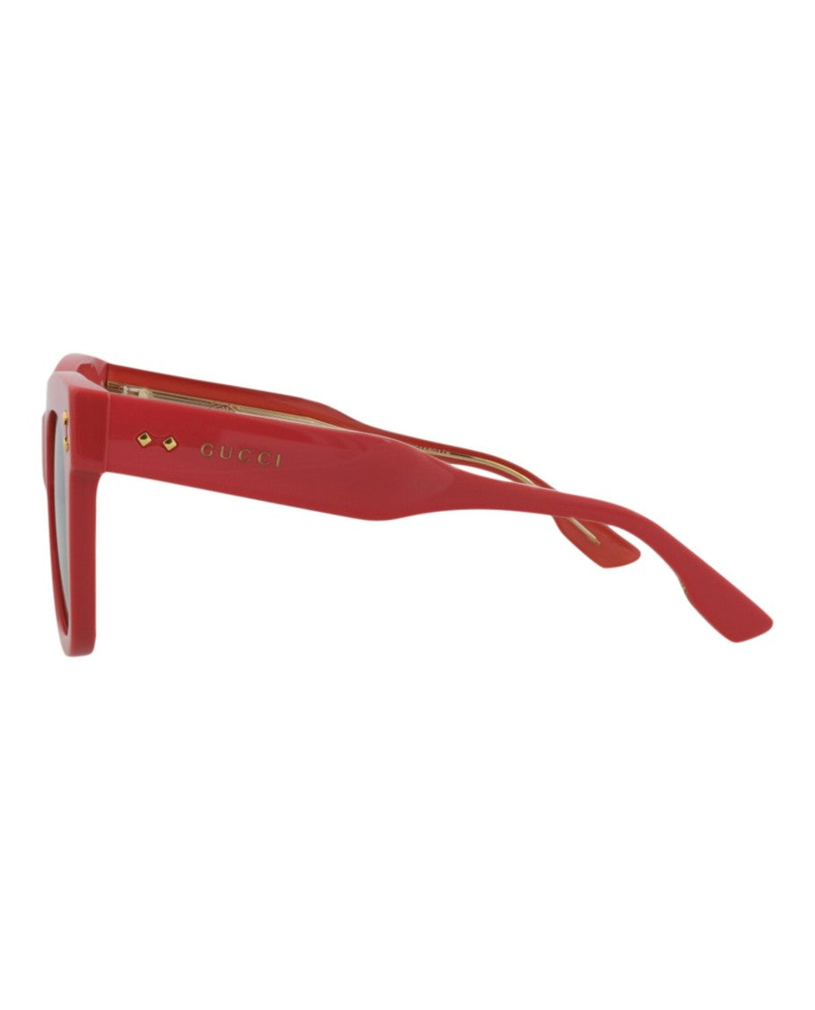 Gucci Cat Eye-Frame Acetate Sunglasses With Saddle Nose Bridge