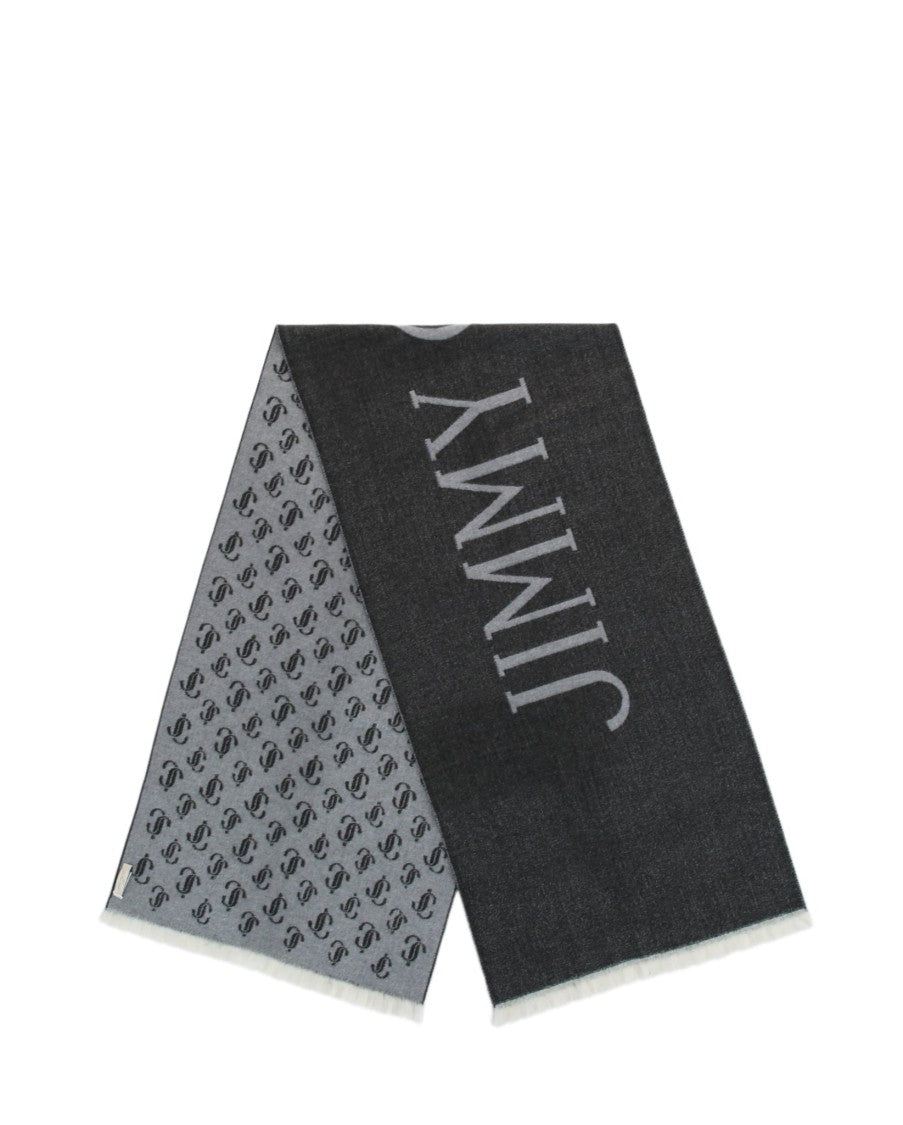 Jimmy Choo Wool Logo Scarf
