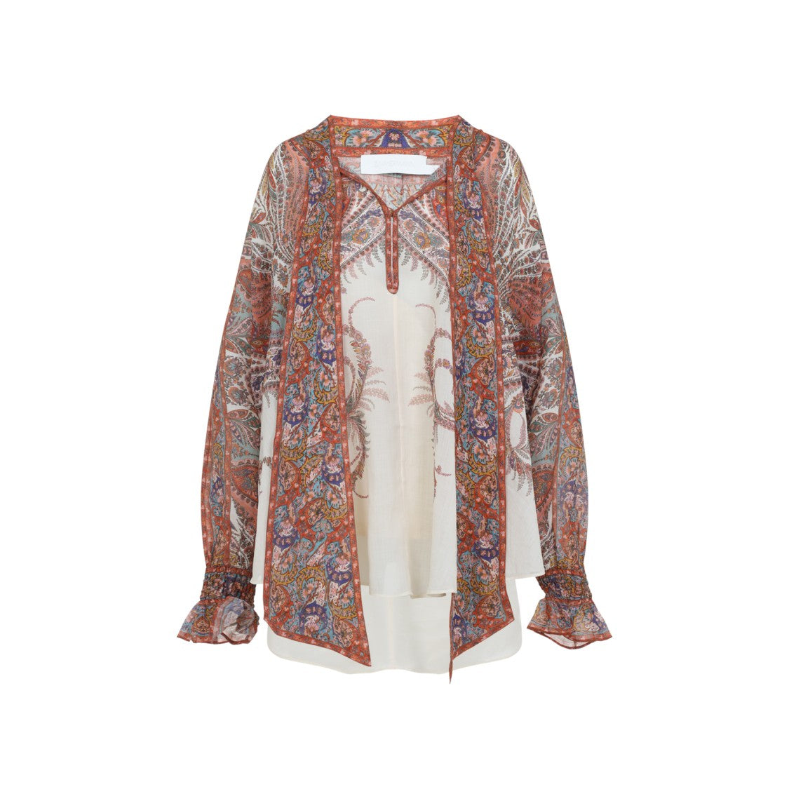 Zimmermann Flowing Blouse With Billowy Sleeves