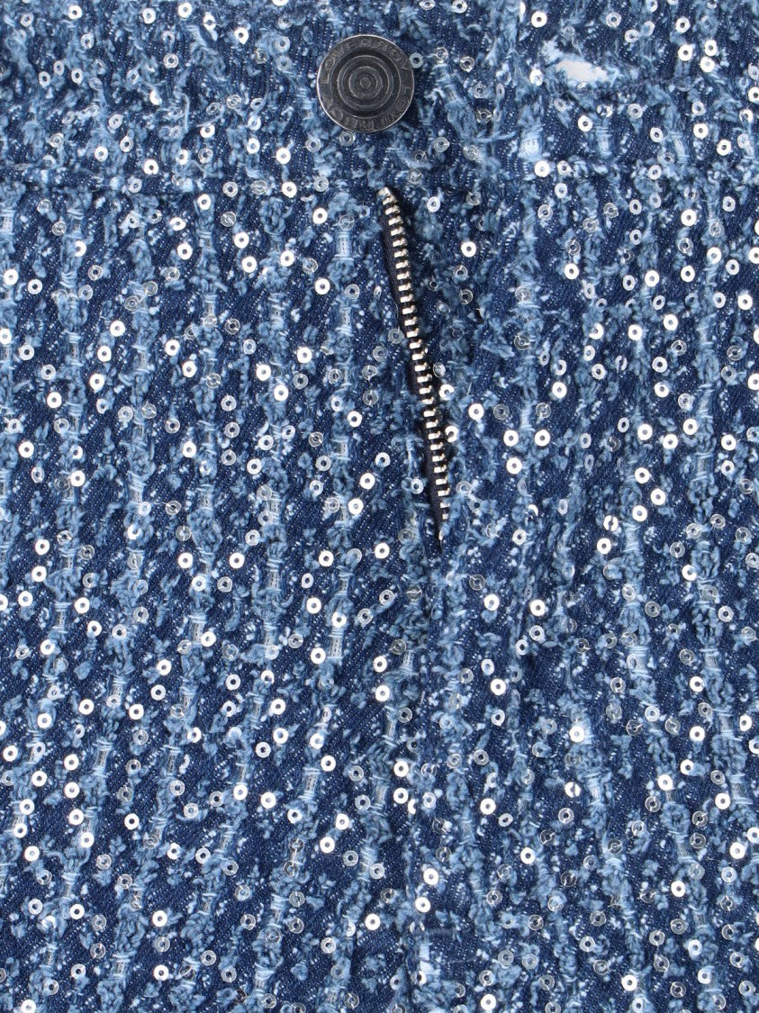 Charles Jeffrey Loverboy Sequin Jeans – Light Blue