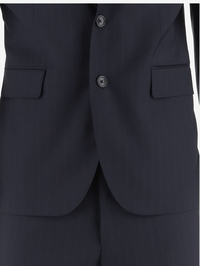 Tagliatore Navy Stretch Wool Suit