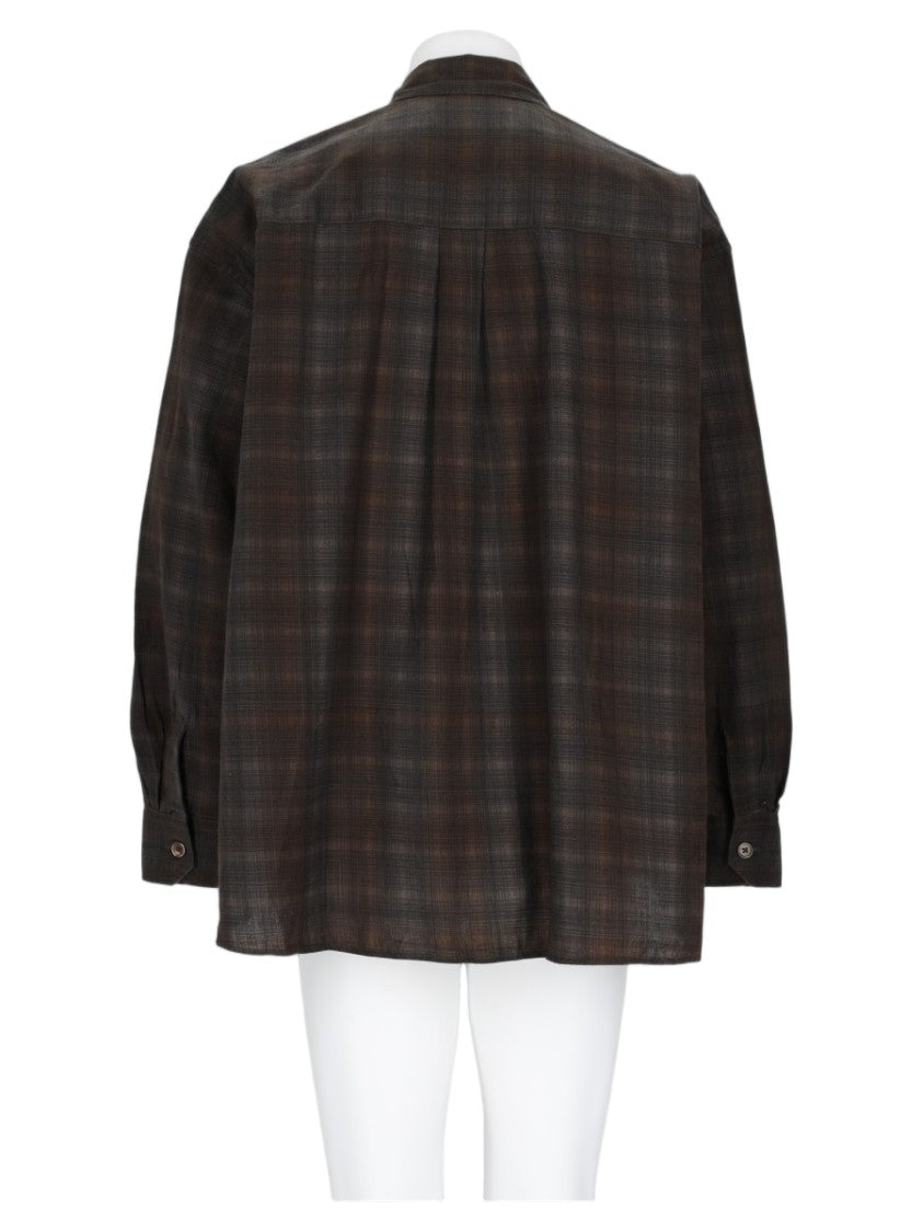 Our Legacy Plaid Cotton Casual Shirt