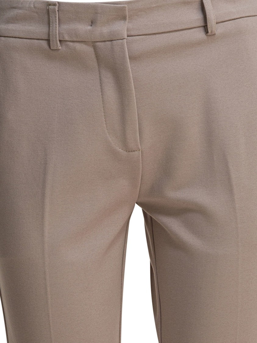 Semper Tailored Viscose Pants With Mid-Rise Waist