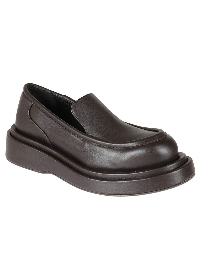 Paloma Barceló Ariel Moka Leather Moccasin