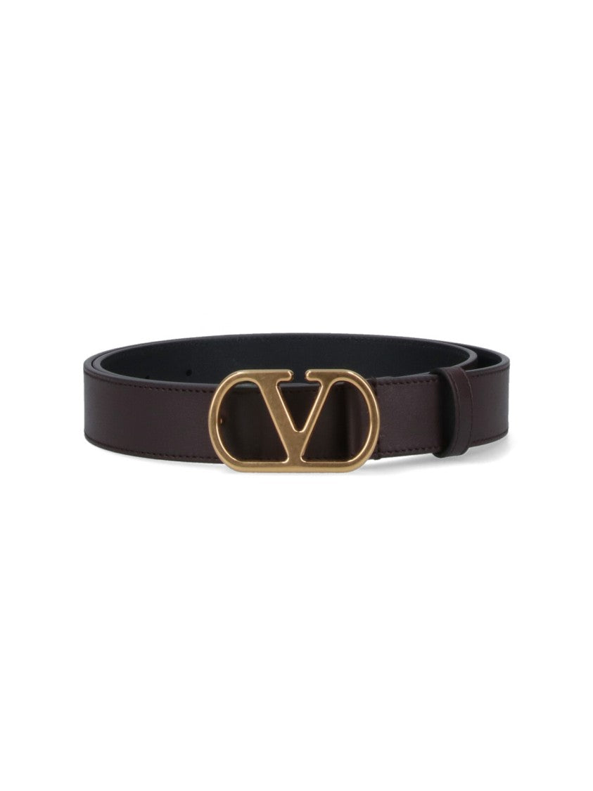 Valentino Garavani "Vlogo Signature" Belt Brown