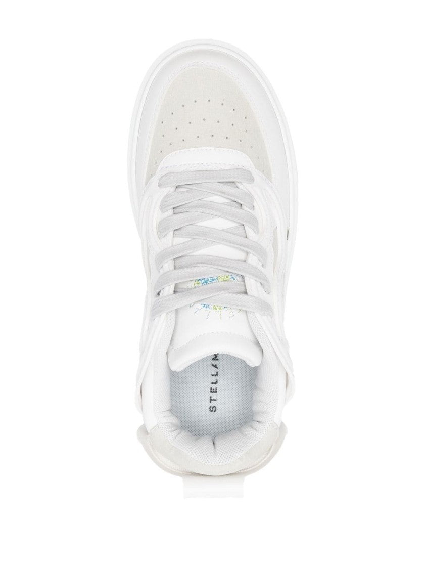 Stella Mccartney White S-Wave 1 Vegan Leather Sneakers