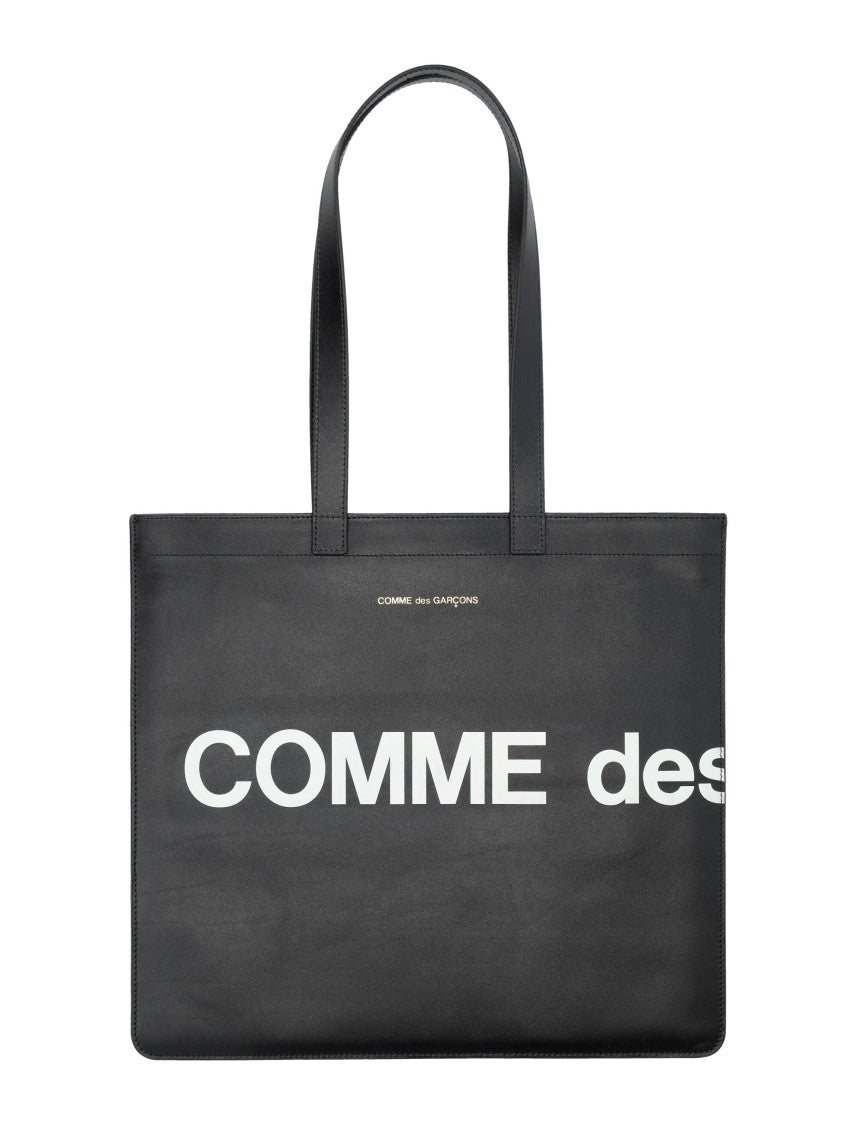 Comme Des Garçons Huge Logo Tote Bag