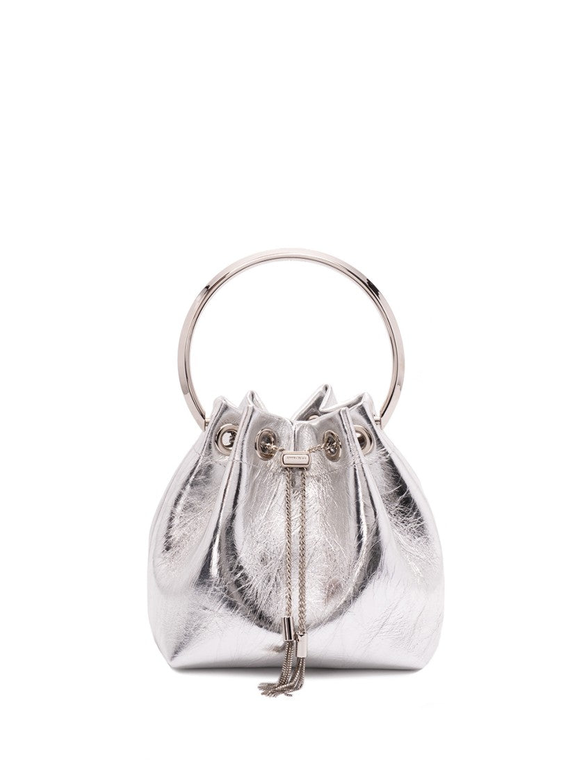 Jimmy Choo `Bon Bon` Calf Leather Shoulder Bag